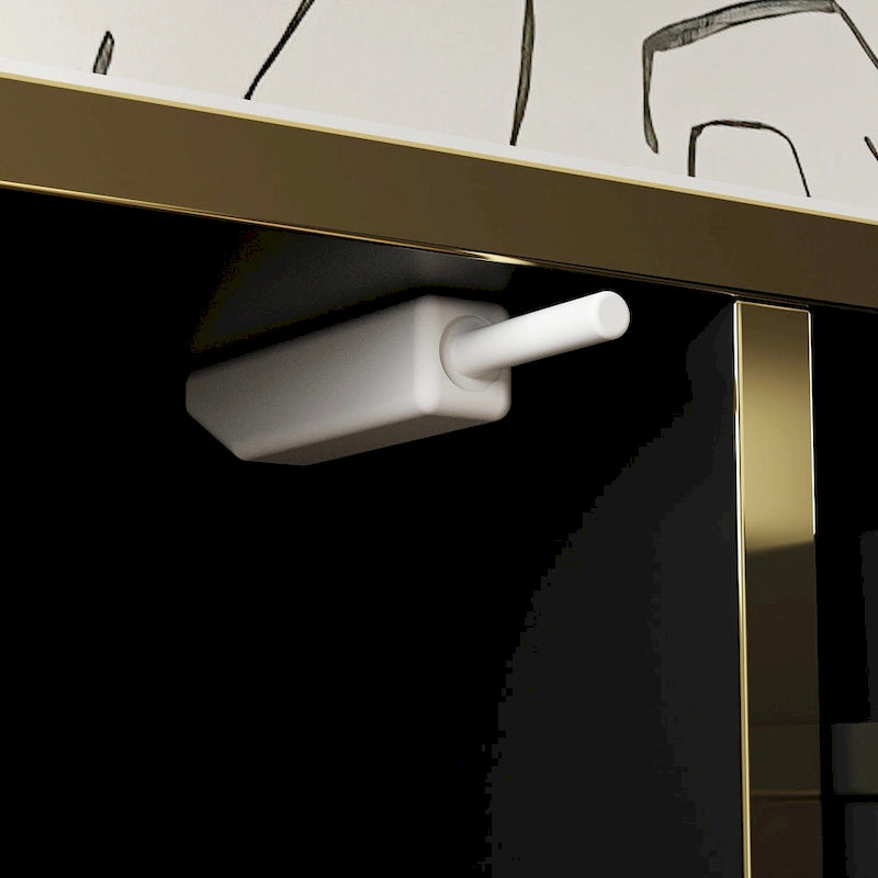 Buffet de cuisine Timechee, table d'appoint, meuble d'entrée d'appoint avec rangement