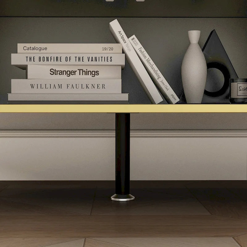 Buffet de cuisine Timechee, table d'appoint, meuble d'entrée d'appoint avec rangement