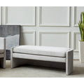 Banc courbé Borghildur SAFAVIEH Couture - 55 L x 22 P x 20 H po.