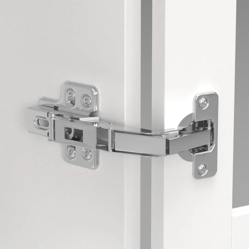 Meuble de salle de bain d'angle blanc 78,7H - Rangement élégant pour n'importe quelle pièce