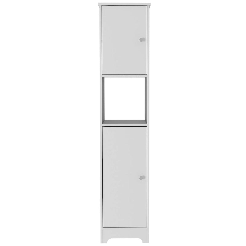 Ibis, meuble de rangement en lin de 14 po de large avec portes doubles, 4 étagères intérieures et 2 armoires