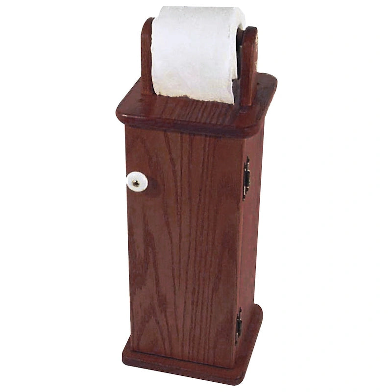 Meuble WC en chêne