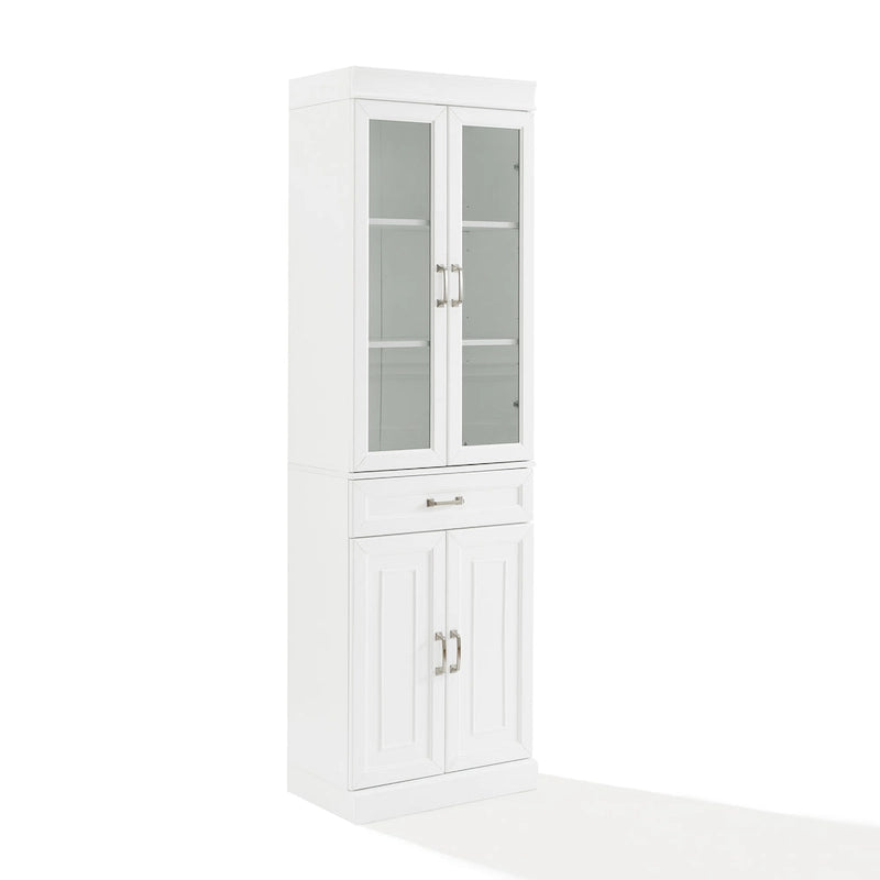 Crosley Stanton, buffet avec porte vitrée – 36,8x60,3x198 cm