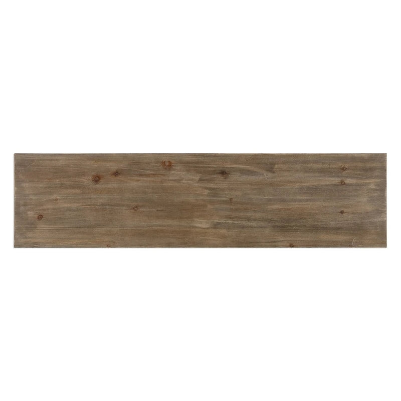 Meuble console géométrique bicolore Layton Uttermost