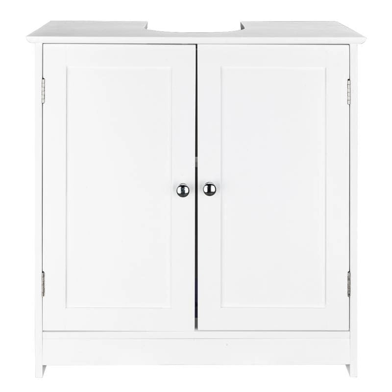Meuble bas de salle de bain 23 en bois, suspendu, avec 2 portes