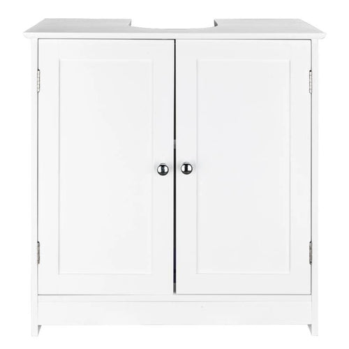 Meuble bas de salle de bain 23 en bois, suspendu, avec 2 portes
