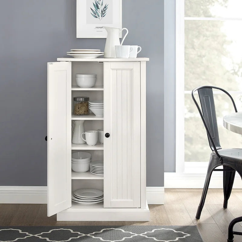 Meuble d'appoint blanc vieilli Crosley Seaside