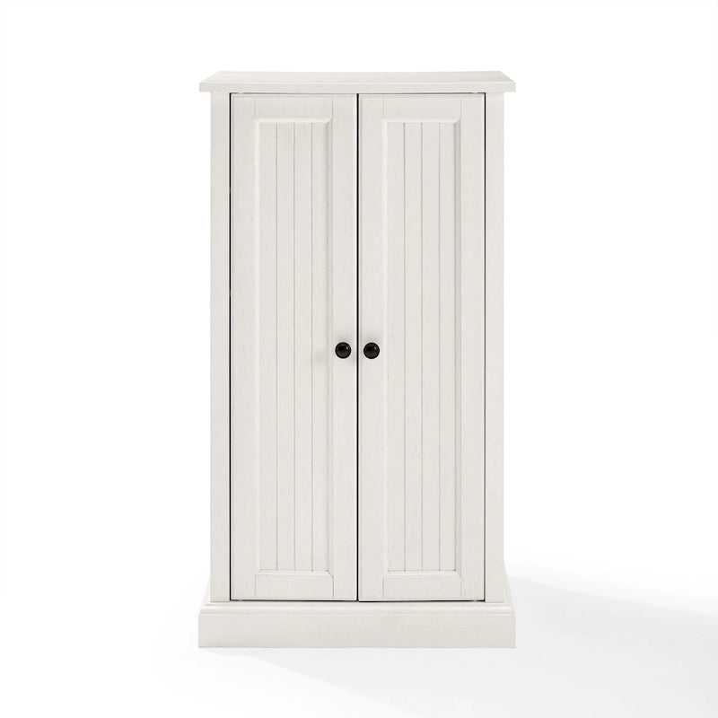 Meuble d'appoint blanc vieilli Crosley Seaside