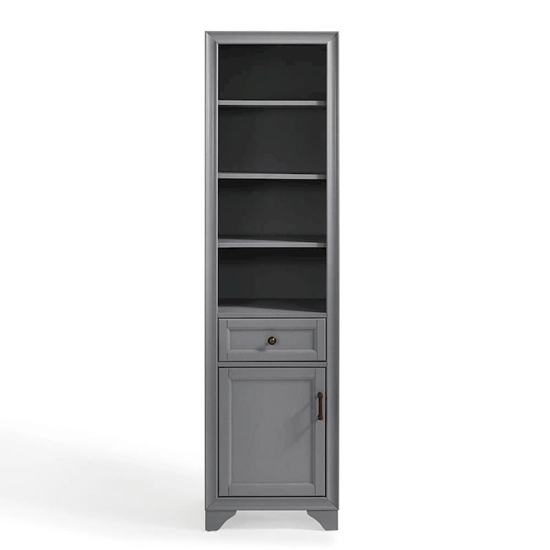 Armoire en lin Tara Crosley gris vintage