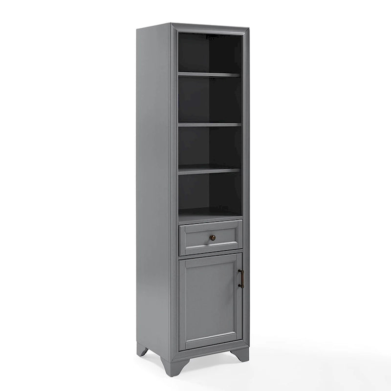 Armoire en lin Tara Crosley gris vintage