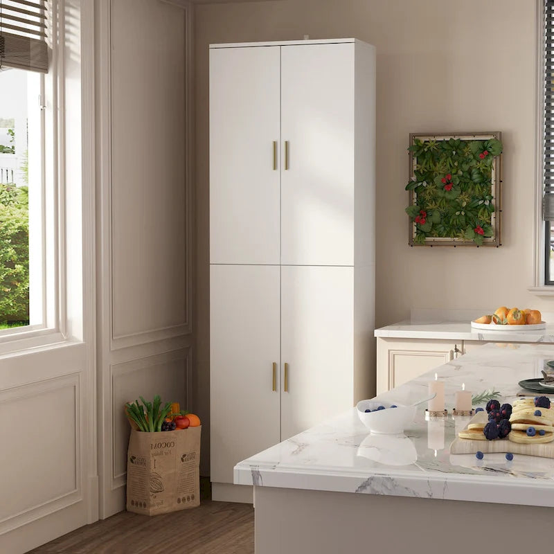 70,9H Buffet avec rangement et étagère réglable