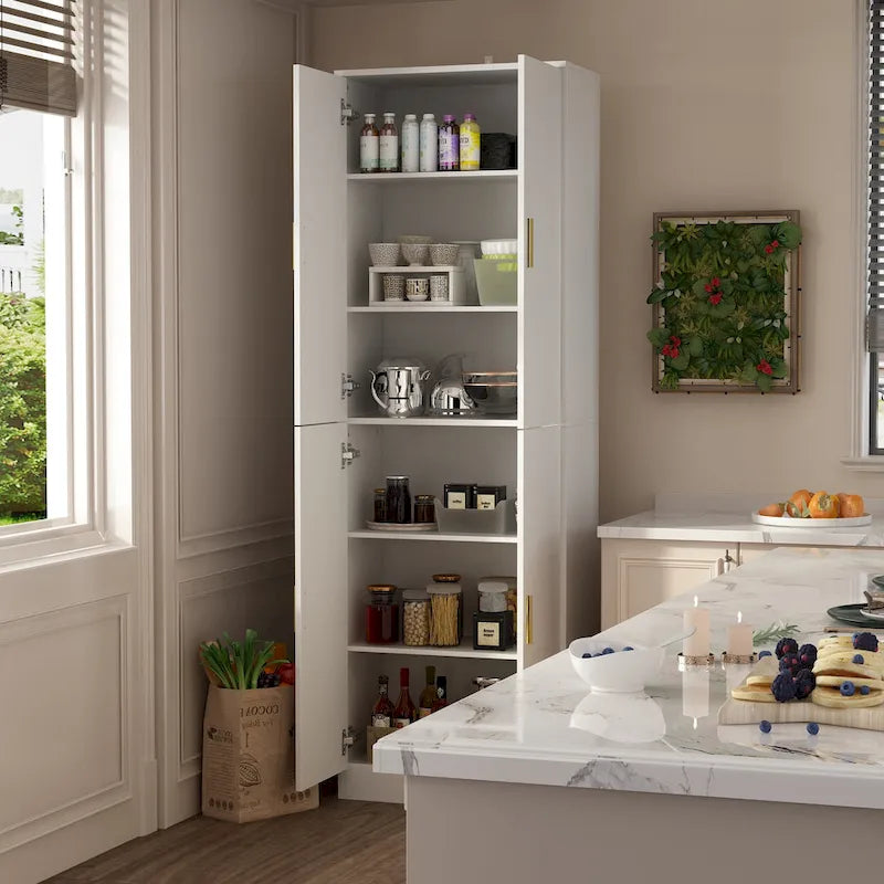 70,9H Buffet avec rangement et étagère réglable