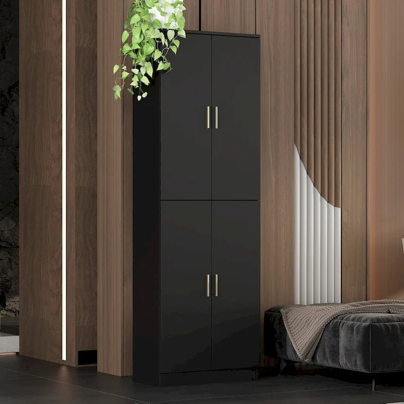 70,9H Buffet avec rangement et étagère réglable