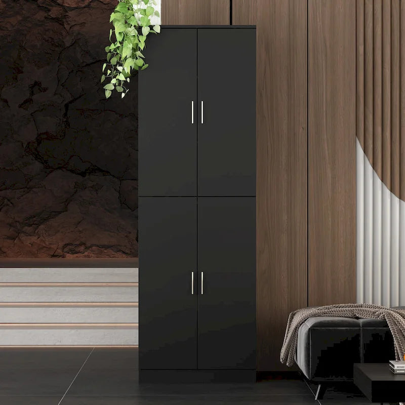 70,9H Buffet avec rangement et étagère réglable