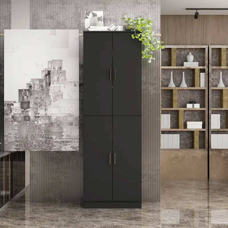 70,9H Buffet avec rangement et étagère réglable
