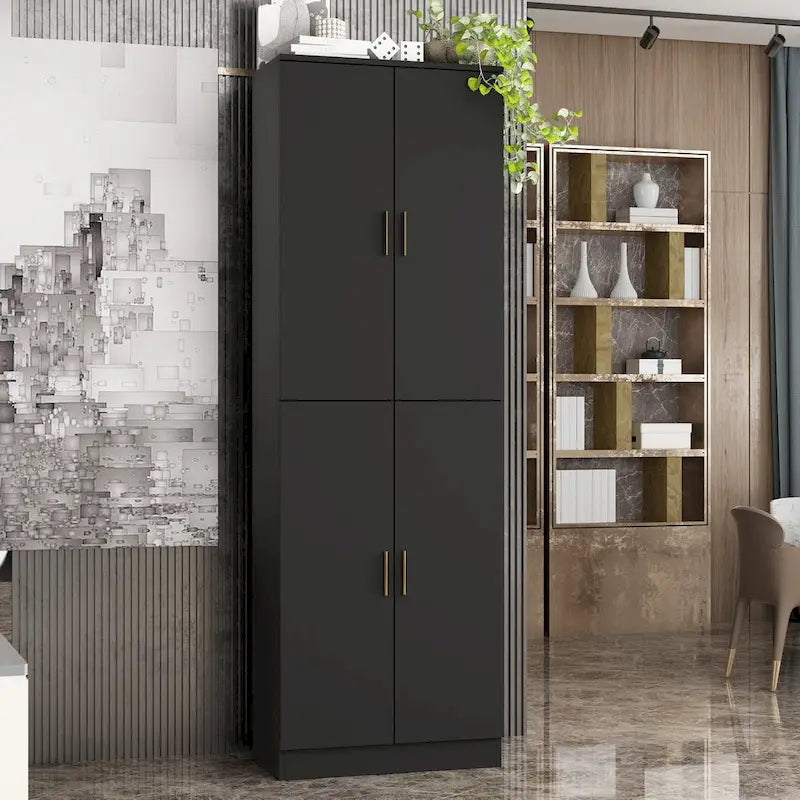 70,9H Buffet avec rangement et étagère réglable