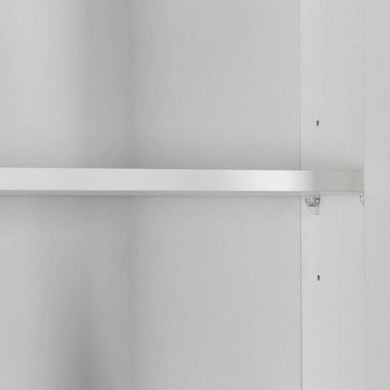 Armoire de rangement de garde-manger avec portes vitrées