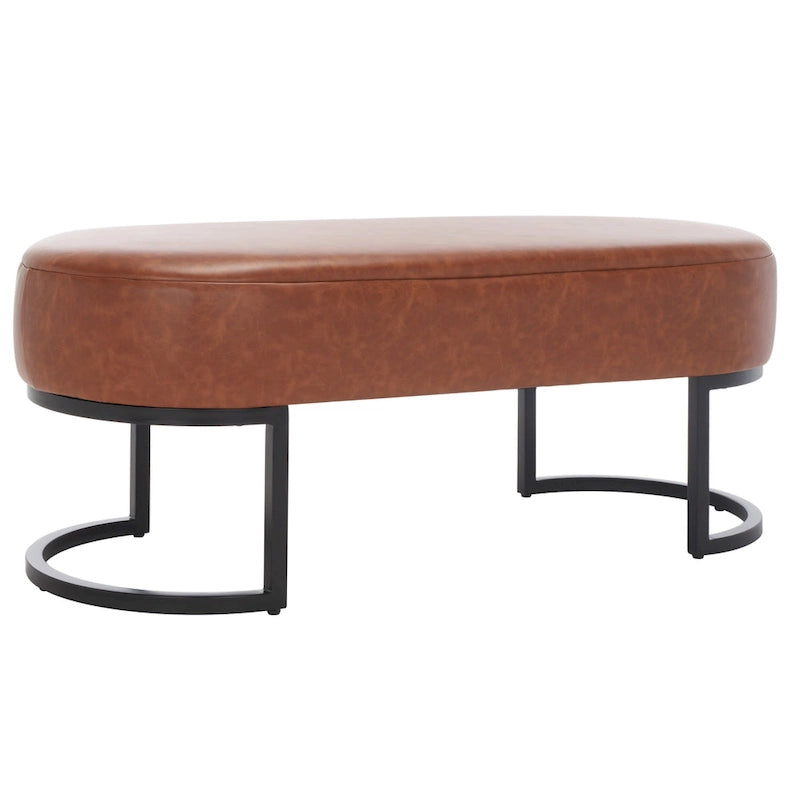 Banc ovale SAFAVIEH Sannie - 50 L x 20 P x 19 H - 50Lx20Px19H