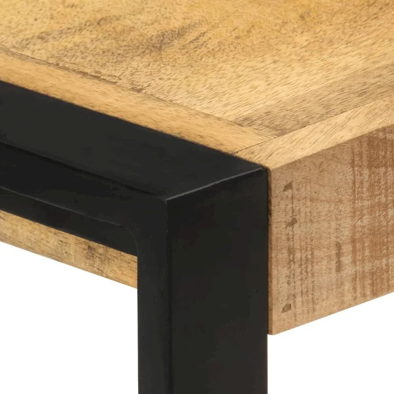 vidaXL Commode de rangement 120 x 30 x 75 cm Bois de manguier massif
