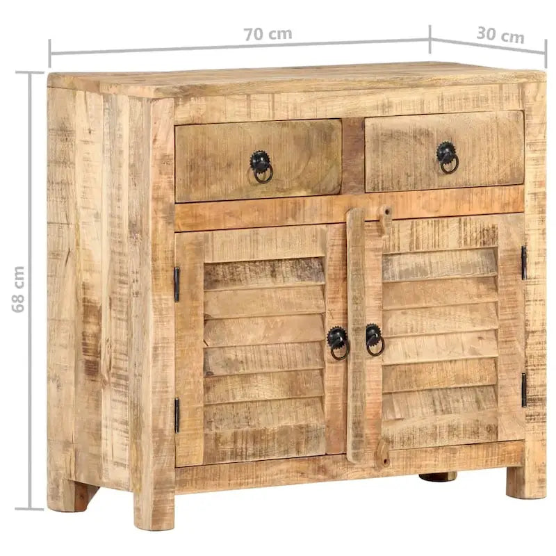 vidaXL Bahut, Armoire de Rangement avec Portes et Tiroirs, Meuble d'Appoint, Meuble de Salon
