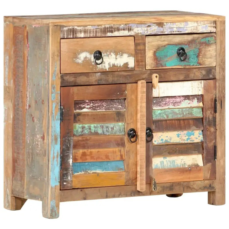 vidaXL Bahut, Armoire de Rangement avec Portes et Tiroirs, Meuble d'Appoint, Meuble de Salon