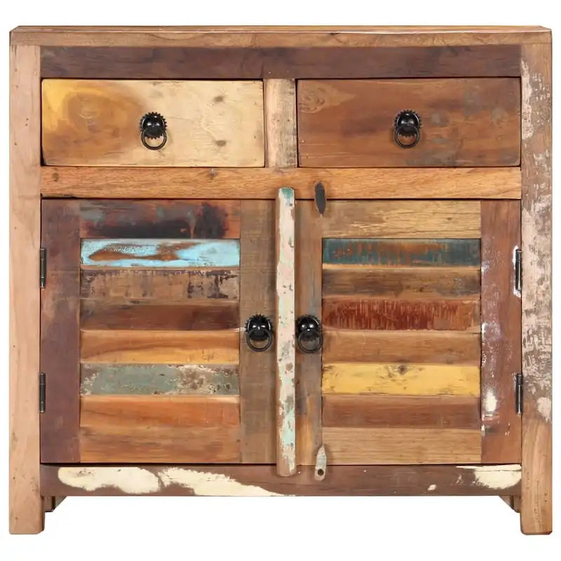 vidaXL Bahut, Armoire de Rangement avec Portes et Tiroirs, Meuble d'Appoint, Meuble de Salon