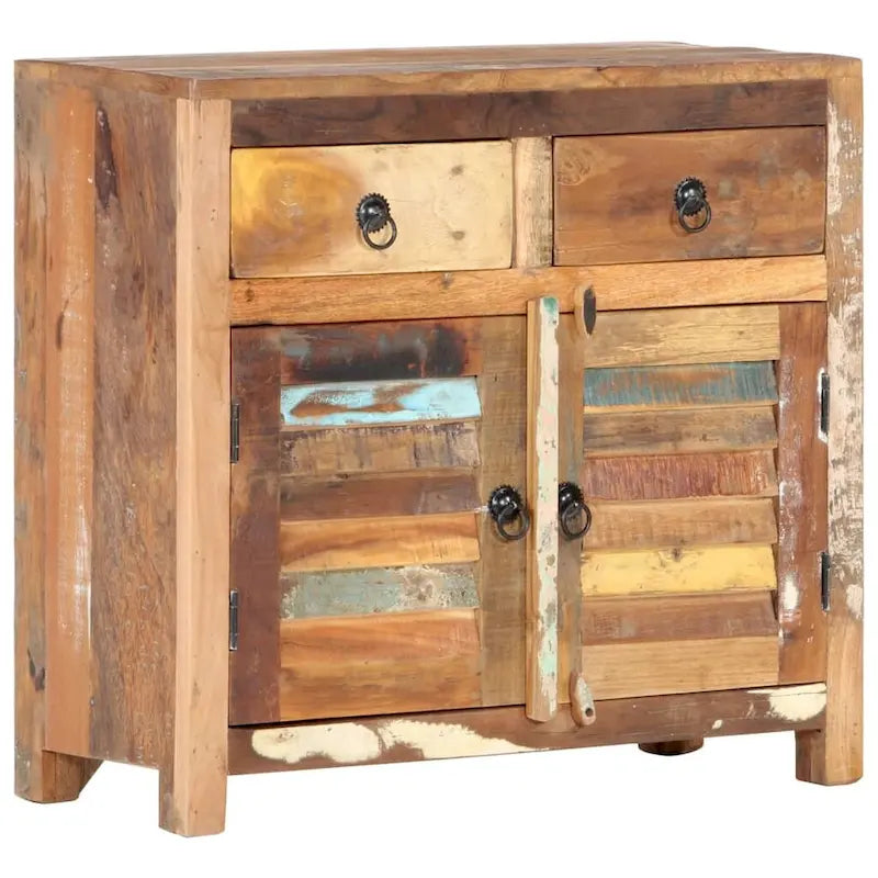 vidaXL Bahut, Armoire de Rangement avec Portes et Tiroirs, Meuble d'Appoint, Meuble de Salon