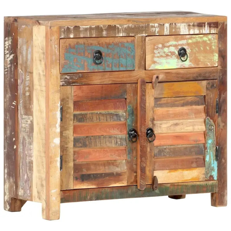 vidaXL Bahut, Armoire de Rangement avec Portes et Tiroirs, Meuble d'Appoint, Meuble de Salon
