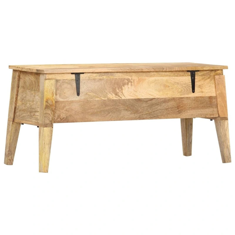 vidaXL Coffre de rangement 39x13,8x18,9 Bois de manguier massif