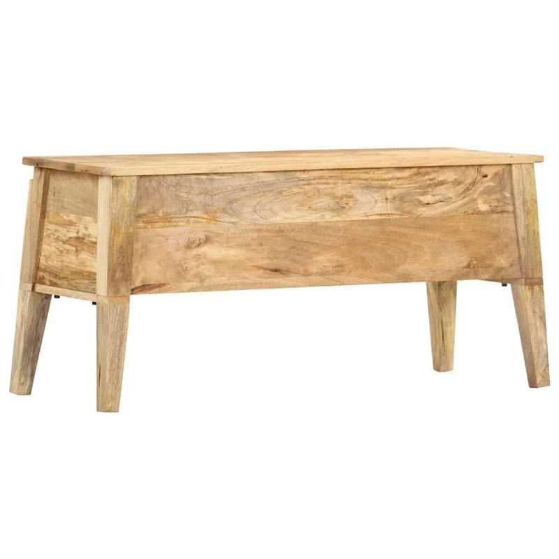 vidaXL Coffre de rangement 39x13,8x18,9 Bois de manguier massif