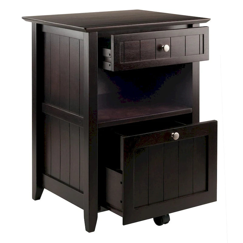 Meuble d'appoint Burke finition café
