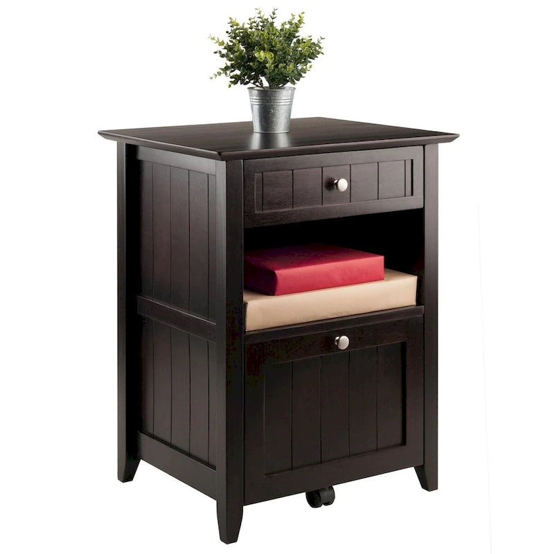 Meuble d'appoint Burke finition café