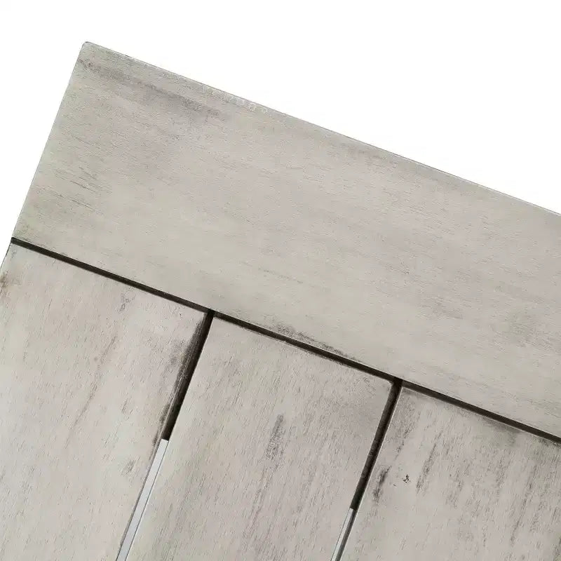 GDFStudio Betteravia bancs de salle à manger d'extérieur en bois d'acacia (ensemble de 2), gris clair/noir