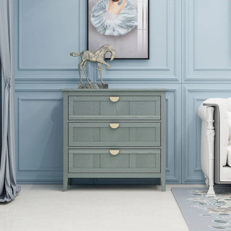 Meuble américain à 3 tiroirs pour salon ou chambre