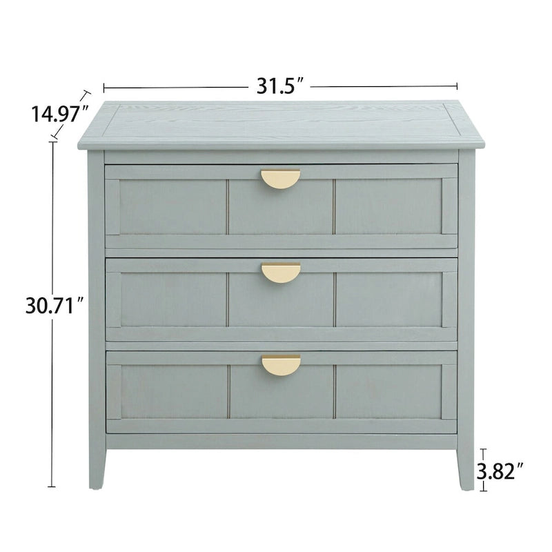 Meuble américain à 3 tiroirs pour salon ou chambre