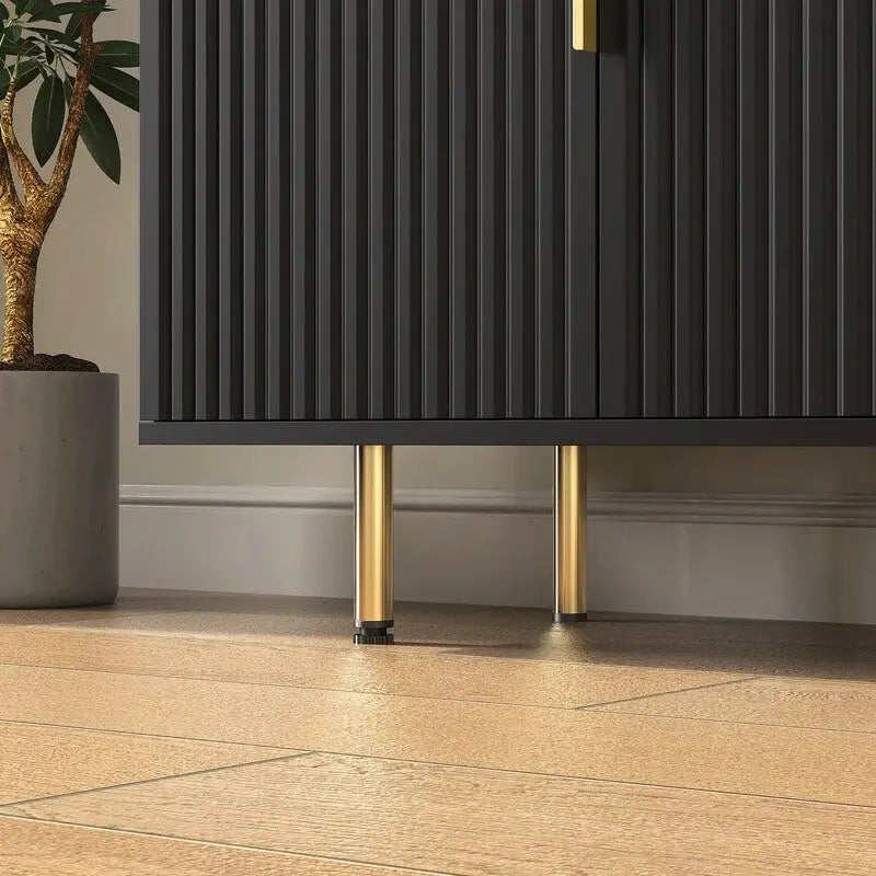Meuble moderne de 56,69 po avec rangement et étagères réglables - S.O.