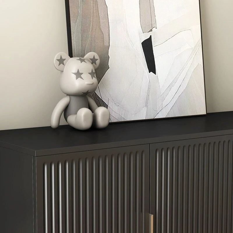 Meuble moderne de 56,69 po avec rangement et étagères réglables - S.O.