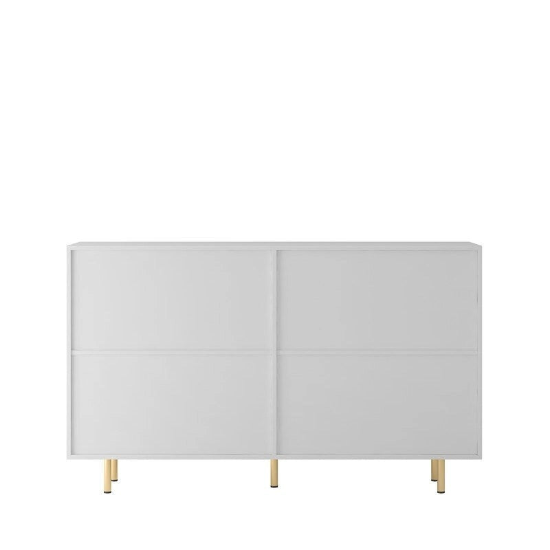 Meuble moderne de 56,69 po avec rangement et étagères réglables - S.O.