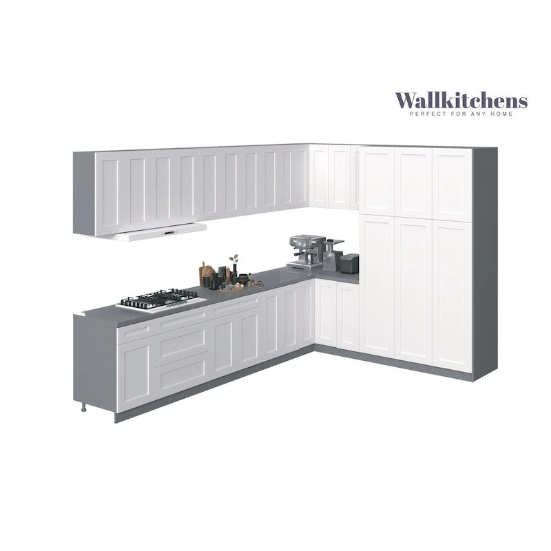 Cuisine Collection intemporelle Blanc mat Largeur de base 3,66 m - 144x102