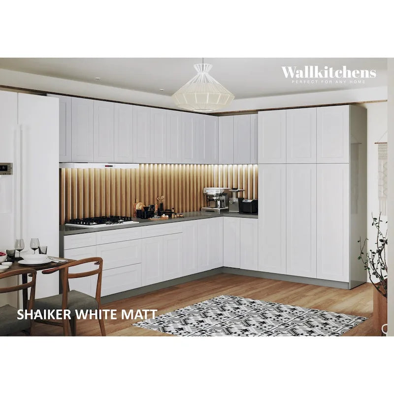 Cuisine Collection intemporelle Blanc mat Largeur de base 3,66 m - 144x102