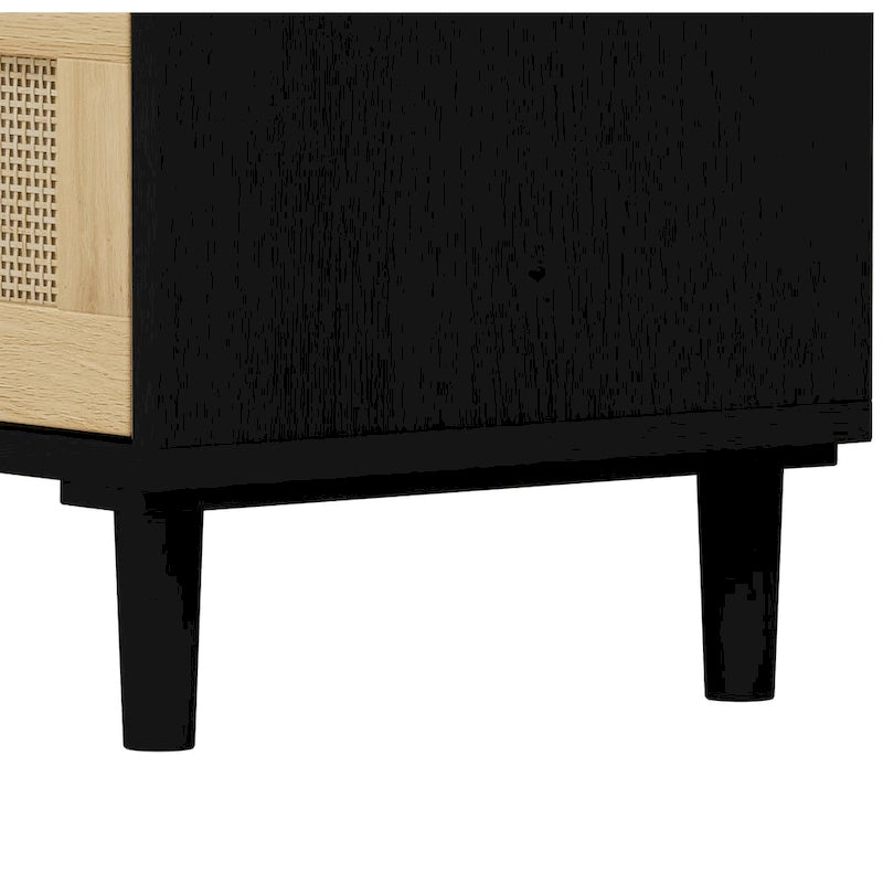 Meuble de rangement en rotin à tiroirs pour chambre à coucher et salon, 31,50 po