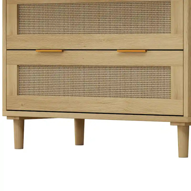 Meuble de rangement en rotin à tiroirs pour chambre à coucher et salon, 31,50 po