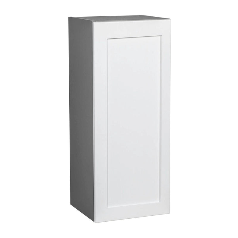 Meuble haut mural 12 x 36 - Porte simple - Gris - 12 x 36 x 12
