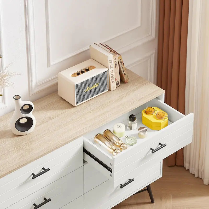 Chambre Moderne de 47.2W avec 6 Tiroirs Profonds - S.O.