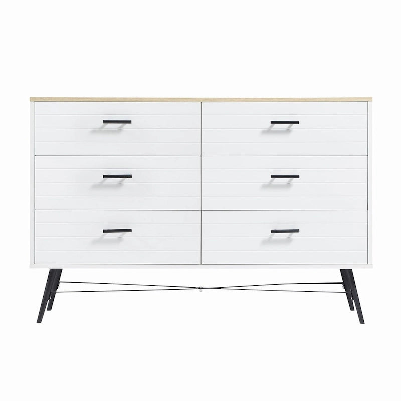 Chambre Moderne de 47.2W avec 6 Tiroirs Profonds - S.O.