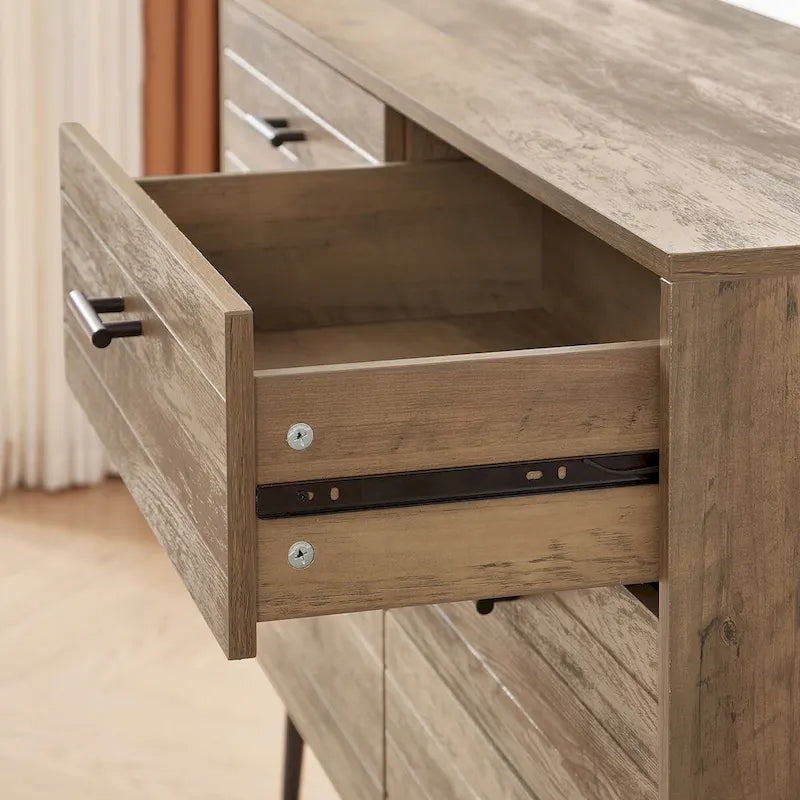 Chambre Moderne de 47.2W avec 6 Tiroirs Profonds - S.O.