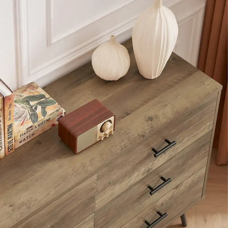 Chambre Moderne de 47.2W avec 6 Tiroirs Profonds - S.O.