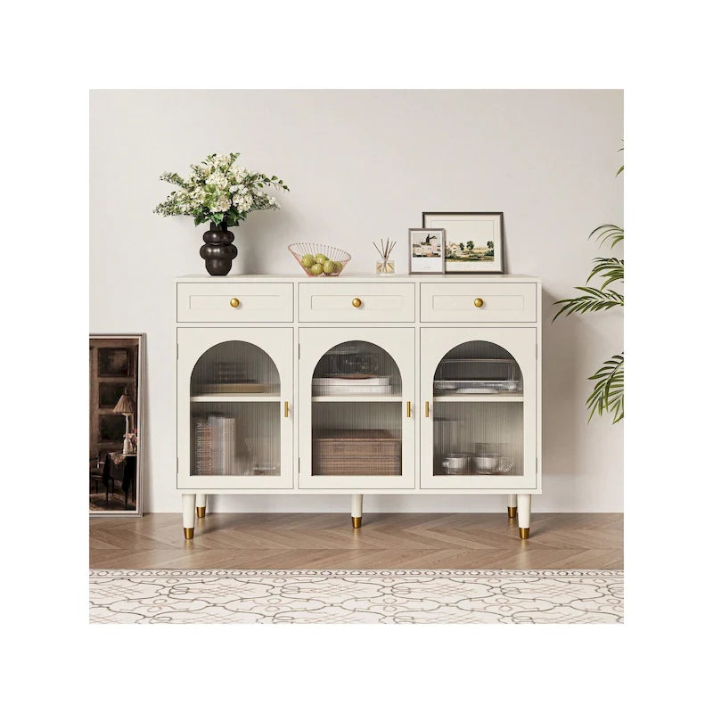 RoyalCraft RoyalCraft Buffet avec 3 tiroirs de 120 cm de large