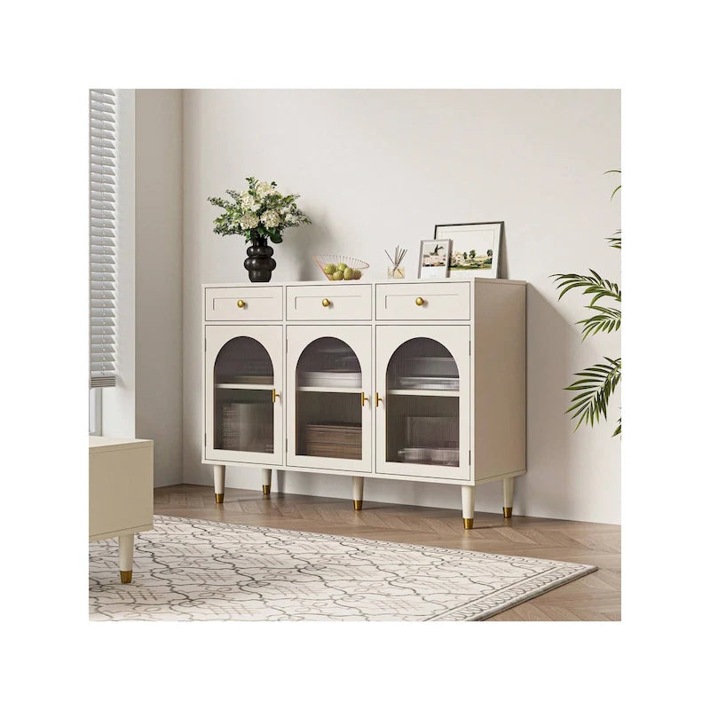 RoyalCraft RoyalCraft Buffet avec 3 tiroirs de 120 cm de large