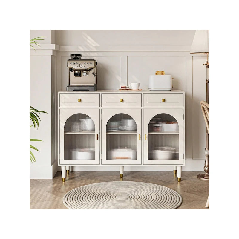 RoyalCraft RoyalCraft Buffet avec 3 tiroirs de 120 cm de large